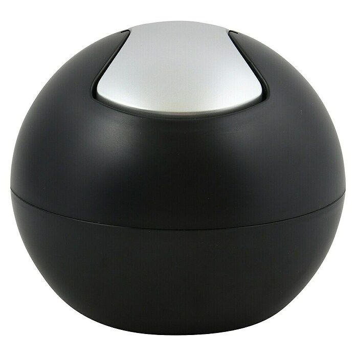 Spirella Standard-Mülleimer Bowl (Ø x H: 16 x 14 cm, 1 l, Schwarz matt) | BAUHAUS