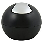Spirella Standard-Mülleimer Bowl (Ø x H: 16 x 14 cm, 1 l, Schwarz matt) | BAUHAUS