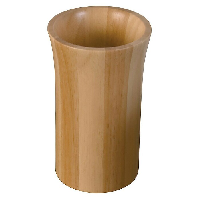 Spirella Zahnputzbecher Gobi (Höhe: 12,5 cm, Holz, Braun) | BAUHAUS