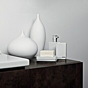 Spirella Zahnputzbecher Roma (Höhe: 12 cm, Weiß/Silber, Keramik) | BAUHAUS