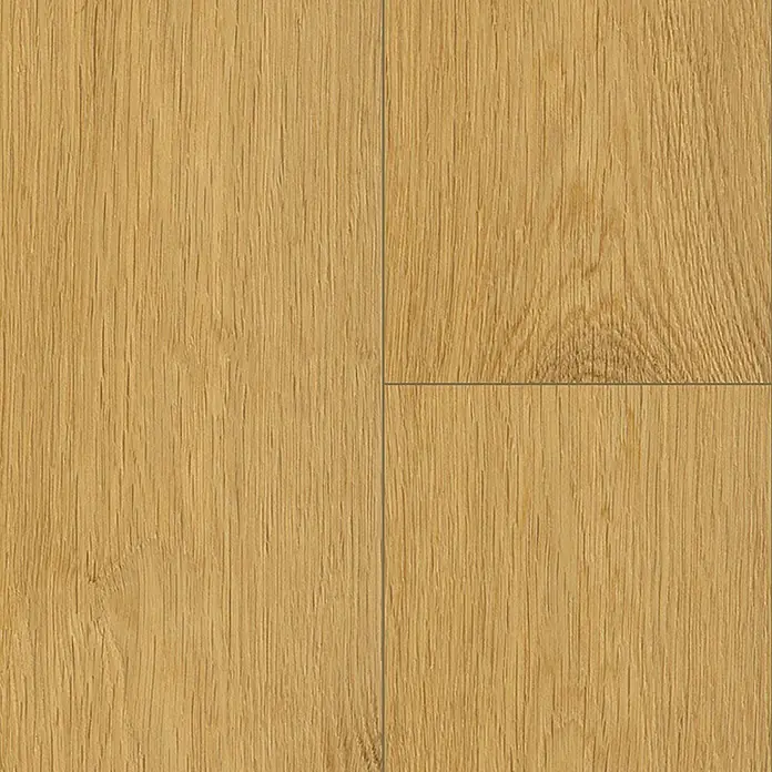 Krono Original Vinylbodenmuster Rocko Classic Crescendo - 297 x 192 x 5 mm, Landhausdiele, Crescendo - Nahaufnahme eines Bodenbelags mit hellbrauner Holzstruktur und Fugen. Ideal für Wohnräume und Büros.