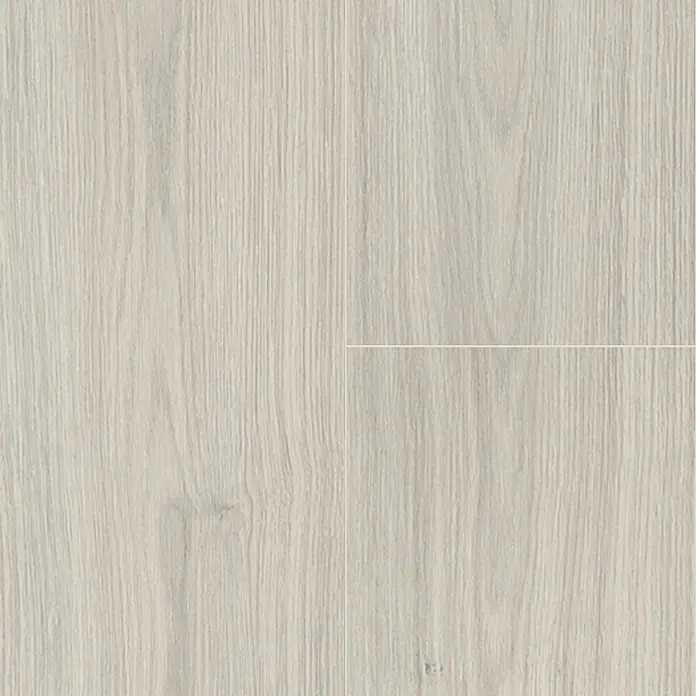Krono Original Laminat Atlantic 8 - Cotton Greenvale Oak, Landhausdiele, 1.288 x 195 x 8 mm - Helles Holzfußbodenmuster mit subtilen Maserungen, ideal für moderne Innenräume. Das Muster sorgt für eine natürliche und beruhigende Atmosphäre.