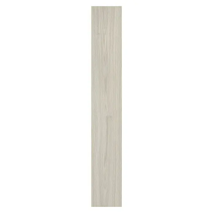 Krono Original Laminat Atlantic 8 - Cotton Greenvale Oak, Landhausdiele, 1.288 x 195 x 8 mm - Das Bild zeigt ein einzelnes Paneel eines hellen Laminatbodens mit einer dezenten Holzmaserung. Ideal für moderne Inneneinrichtungen.