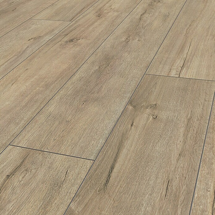 Krono Original Laminat Atlantic 8 Mushroom Apollo Oak (1.288 x 195 x 8 mm, Landhausdiele, Mushroom Apollo Oak) | BAUHAUS