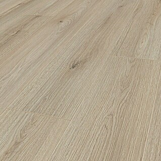 Krono Original Laminat Atlantic 8 Ecru Cantal Oak (1.288 x 195 x 8 mm, Landhausdiele, Ecru Cantal Oak)