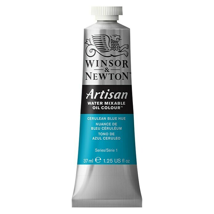 Winsor & Newton Artisan ÖlfarbeCoelinblau hell, 37 ml, Tube Front View