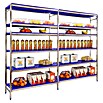 Simonrack Simoninox Estantería metálica Inicial (Al x An x Pr: 200 x 329 x 40 cm, Capacidad de carga por balda: 180 kg, Número de baldas: 6 ud., Inserción, Material balda: Plástico) | BAUHAUS