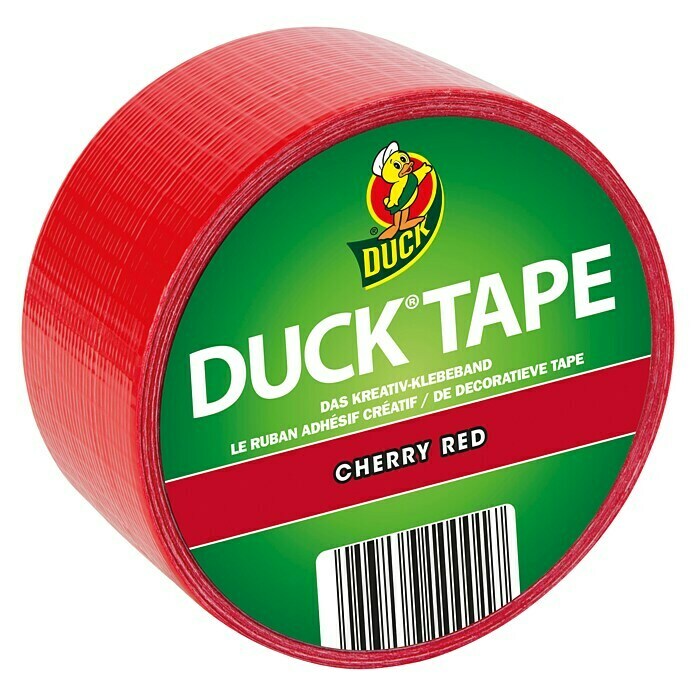 Duck Tape KreativklebebandCherry Red, 9,1 m x 48 mm Front View