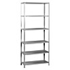 Simonrack Simonclassic Metallregal Comfort (H x B x T: 200 x 90 x 40 cm, Traglast pro Boden: 100 kg, Anzahl Böden: 6 Stk., Schrauben, Grau) | BAUHAUS