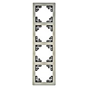 Voltomat FERA Abdeckrahmen (4-fach, Silber, Edelstahl, Unterputz)