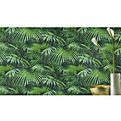Rasch Crispy Paper Vliestapete Dschungel (Grün, Floral, 10,05 x 0,53 m)