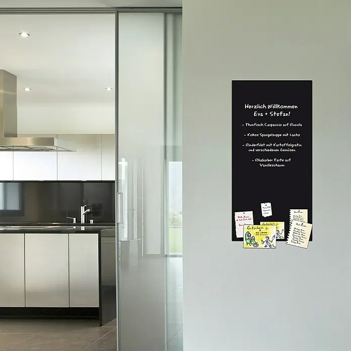 Pellicola Lavagna Magnetica Nera 80x40cm JOMUSAGA - Con Gessetti E Magneti - Foto 5