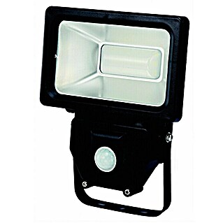 Profi Depot Proyector LED con sensor (20 W, L x An x Al: 193 x 122 x 51 mm, Negro, Blanco neutro)