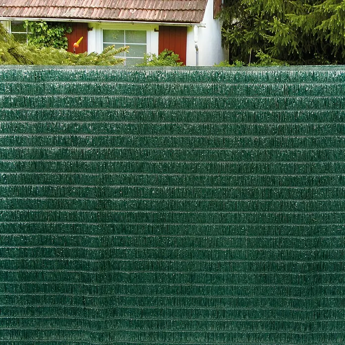 Gardol Balkonsichtschutz Raffia - Grün, 300 x 90 cm - Blickdichte grüne Gartenmatte als Sichtschutz für Privatsphäre und Windschutz, ideal für den Garten.