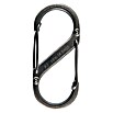 Nite Ize Doppelkarabiner (50 x 22 mm, Edelstahl, Silber, Zugfestigkeit: 4,5 kg)