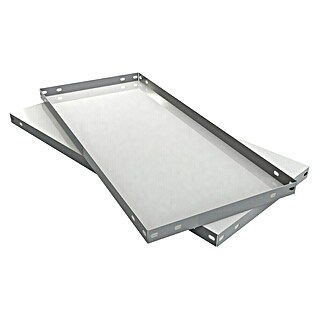 Simonrack Simonclassic Fachboden (B x T x H: 40 x 100 x 3,5 cm, Metall, Weiß)