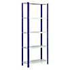 Simonrack Simonhome Metallregal (L x B x H: 30 x 80 x 180 cm, Traglast: 100 kg/Boden, Anzahl Böden: 5 Stk., Blau)