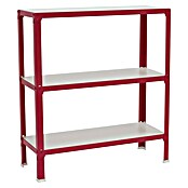 Simonrack Simonhome Metallregal (L x B x H: 30 x 100 x 90 cm, Traglast: 150 kg/Boden, Anzahl Böden: 3 Stk., Rosa)