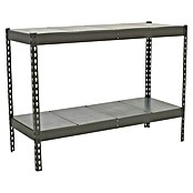 Simonrack Simontaller Metallregal Ecoforte Metall (H x B x T: 90 x 120 x 75 cm, Traglast pro Boden: 400 kg, Anzahl Böden: 2 Stk., Stecken, Grau) | BAUHAUS