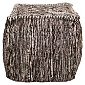 Hocker Pouf (40 x 40 x 40 cm, Anthrazit, 65 % Baumwolle, 27 % Polyester, 8 % Wolle) | BAUHAUS