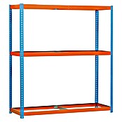 Simonrack Simonforte Estantería para cargas pesadas (Al x An x Pr: 200 x 210 x 60 cm, Número de baldas: 3 ud., Inserción, Azul/Naranja, Capacidad de carga por balda: 600 kg) | BAUHAUS