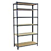 Simonrack Maderclick Estantería metálica Plus (Al x An x Pr: 250 x 100 x 50 cm, Capacidad de carga por balda: 150 kg, Número de baldas: 6 ud., Inserción, Gris) | BAUHAUS