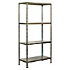Simonrack Simonclick Metallregal (L x B x H: 30 x 80 x 160 cm, Traglast: 150 kg/Boden, Anzahl Böden: 4 Stk., Silber)