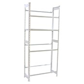 Simonrack Simonbottle Getränkekistenregal Shelf (H x B x T: 180 x 80 x 30 cm, Anzahl Böden: 4 Stk., Traglast Einlegeboden: 100 kg, Stecken, Weiß) | BAUHAUS