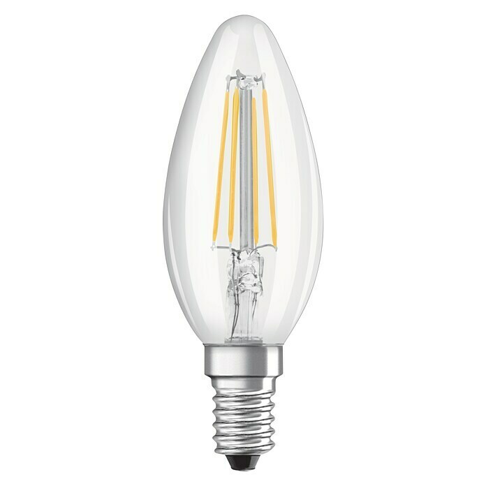 Osram LED-Leuchtmittel Retrofit Classic B (4 W, E14, Warmweiß, Nicht Dimmbar, Klar)