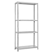 Simonrack Simonclick Metallregal (L x B x H: 30 x 80 x 160 cm, Traglast: 150 kg/Boden, Anzahl Böden: 4 Stk., Weiß)