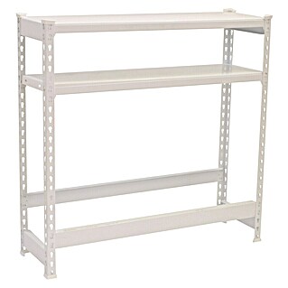 Simonrack Simonbottle Estantería para cajas de bebidas Shelf (Al x An x Pr: 100 x 100 x 30 cm, Número de baldas: 3 ud., Carga límite balda: 100 kg, Inserción, Blanco)