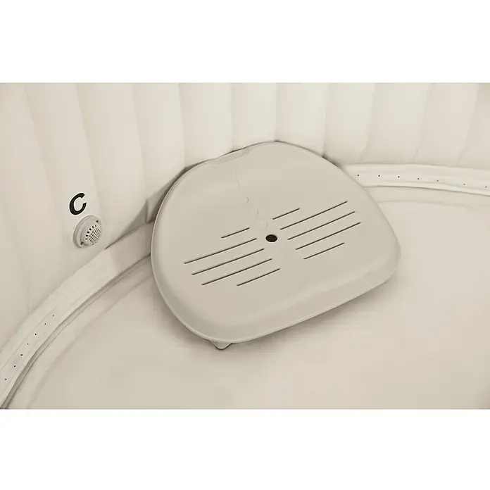 Intex Asiento - 47 x 36 x 22 cm, Específico para: Bañeras de hidromasaje Intex - Primer plano de un asiento para bañera de hidromasaje Lay-Z-Spa. El asiento para bañera de hidromasaje ofrece comodidad y soporte mientras se relaja en la bañera de hidromasaje.