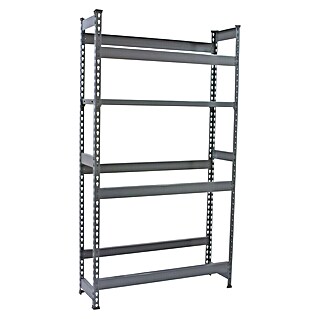 Simonrack Simonbottle Estantería para cajas de bebidas Shelf (Al x An x Pr: 180 x 100 x 30 cm, Número de baldas: 4 ud., Carga límite balda: 100 kg, Inserción, Gris)