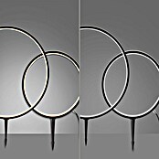 Just Light LED-Erdspießleuchte Zirkulu 2er Set (6,8 W, 50 cm, Schwarz, 2 Stk.) | BAUHAUS