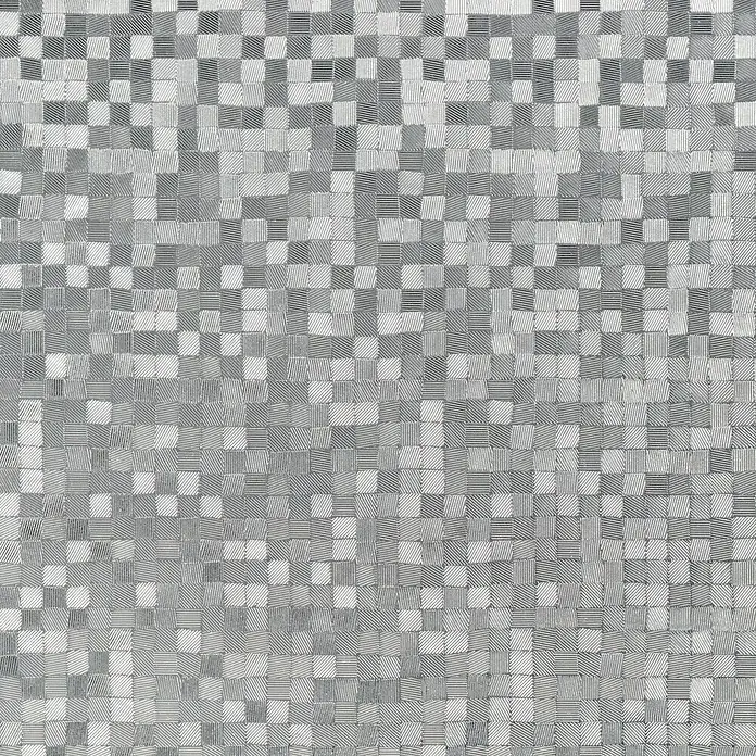 D-c-fix StaticStripes Glasfolie Sunrise - 200 x 30 cm, Transluzent, Statisch haftend - Strukturiertes Fensterglas mit einem Schachbrettmuster, das für Privatsphäre sorgt und gleichzeitig Licht durchlässt.