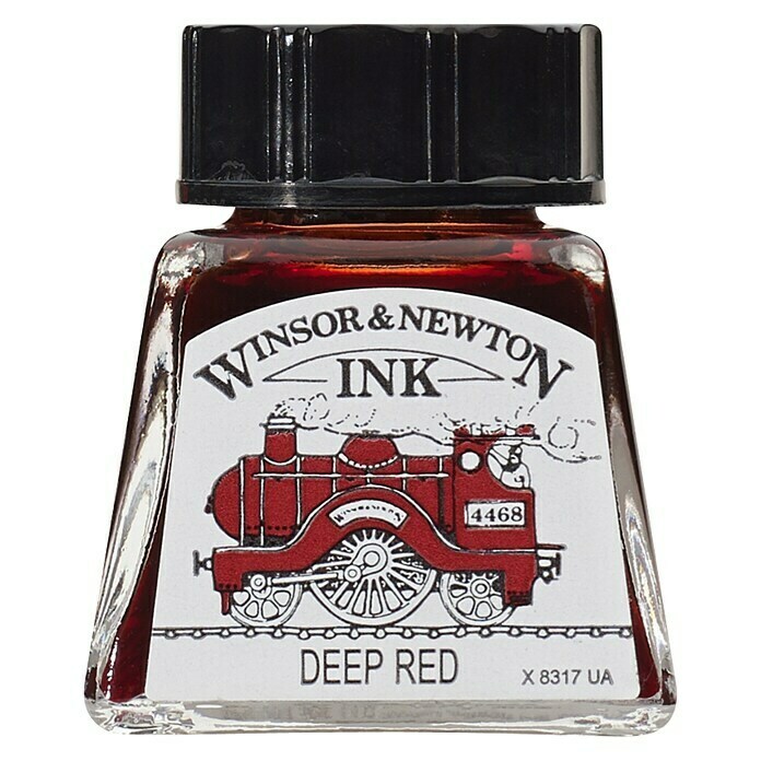 Winsor & Newton Tinta za crtanje (Duboko crveno, 14 ml, Boca)