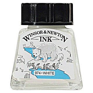 Winsor & Newton Tinta za crtanje (Bijele boje, 14 ml, Boca)
