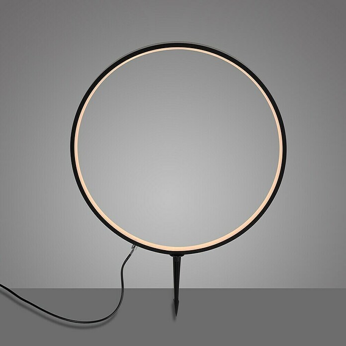 Just Light LED-Erdspießleuchte Zirkulu (4,7 W, 50 cm, Schwarz, 1 Stk.) | BAUHAUS