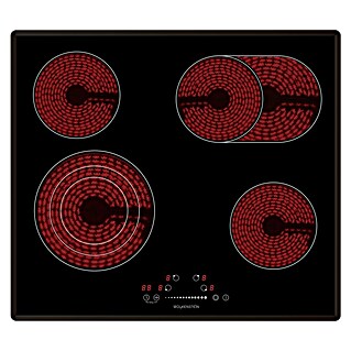 Wolkenstein Kochfeld WEB-C4-3KBG (L x B: 52,2 x 59,2 cm, Anzahl Normalkochstellen: 4 Stk.)