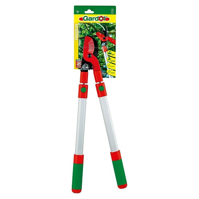 Gardol Premium Telescopische takkenschaar (Bypass, Max. takdikte: 37 mm, Telescooparmen)