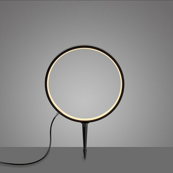 Just Light LED-Erdspießleuchte Zirkulu (3 W, 32 cm, Schwarz, 1 Stk.) | BAUHAUS