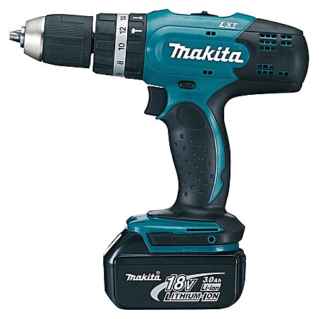 Makita LXT 18V Akku-Schlagbohrschrauber DHP453RFE (18 V, 2 Akkus, 3 Ah)