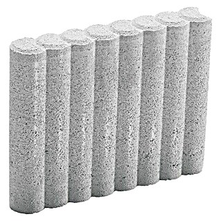 Seesteiner Rundpalisade (L x B x H: 33 x 6 x 28 cm, Grau, Beton)