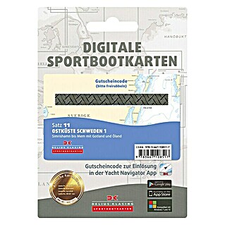 Digitale Sportbootkarte: Satz 11 - Ostküste Schweden 1