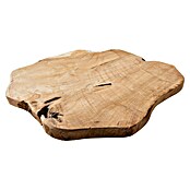 Baumscheibe (Teak, Unbehandelt, Durchmesser: 0 cm - 35 cm)
