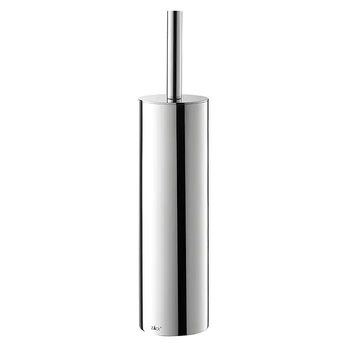 Zack WC-Bürstengarnitur Tubo - Edelstahl, Glänzend - Edler, zylinderförmiger WC-Bürstenhalter aus glänzendem Edelstahl. Das elegante Design fügt sich nahtlos in jedes moderne Badezimmer ein.