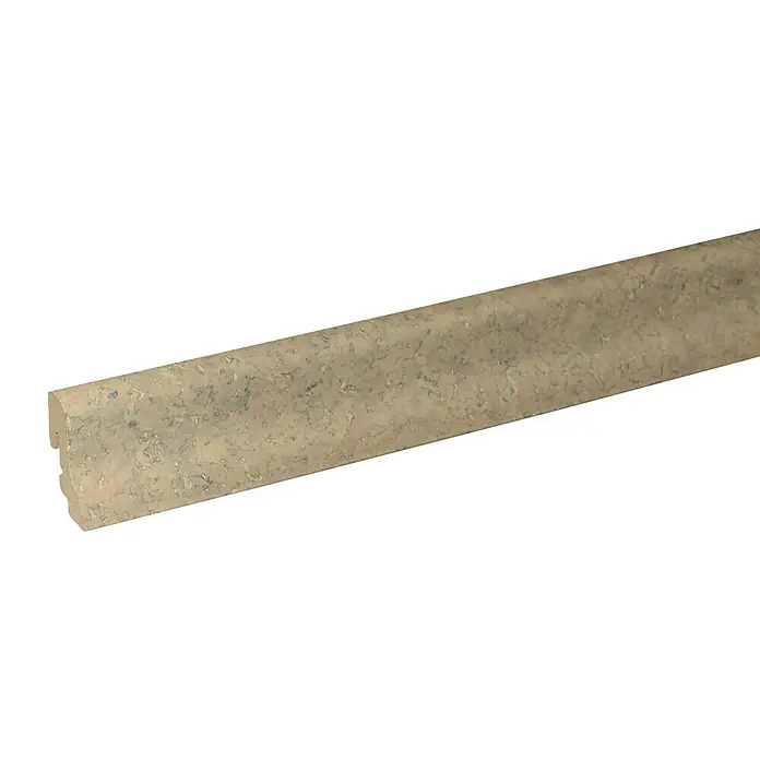 Profiles and more Sockelleiste SU18L Almada Beige - 250 cm x 18,5 mm x 38,5 mm, Fichte, Kork - Linke Seitenansicht