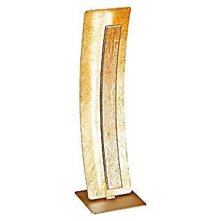 Paul Neuhaus Nevis LED-Tischleuchte (10 W, L x B x H: 12 x 12 x 40,5 cm, Gold, Warmweiß)