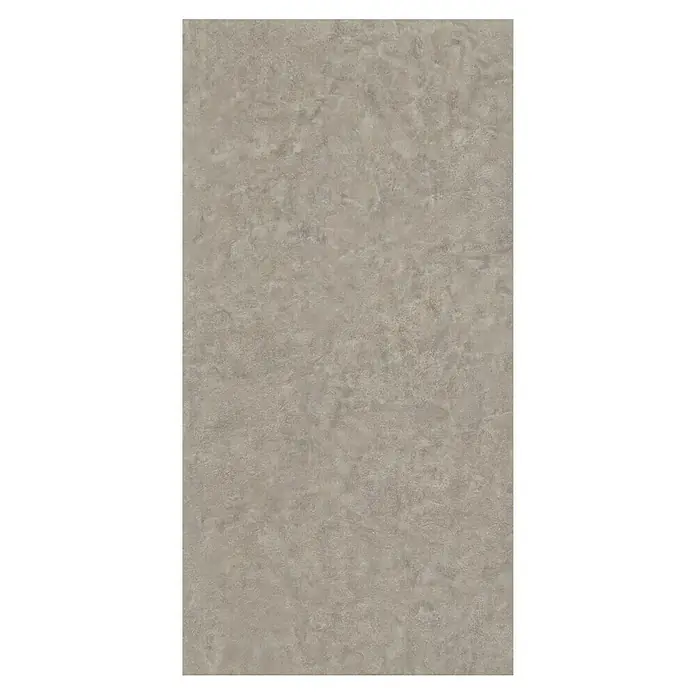 Star Clic Vinylbodenmuster Mykonos - 280 x 160 x 5,5 mm, Fliesenoptik - Abbildung einer grauen, rechteckigen Fliese mit einer leicht marmorierten Oberfläche. Ideal für moderne Wohnräume.