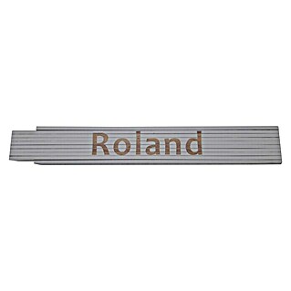 Heka Zollstock (Aufdruck: Roland, Länge: 2 m, Weiß)